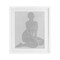 Stupell Industries Veiled Nude Contour Framed Print Under Glass, design by Melissa Wang